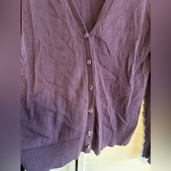 New York and Company Purple Cardigan Women’s - Picture 3 of 5